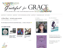 Tablet Screenshot of gratefulforgrace.com